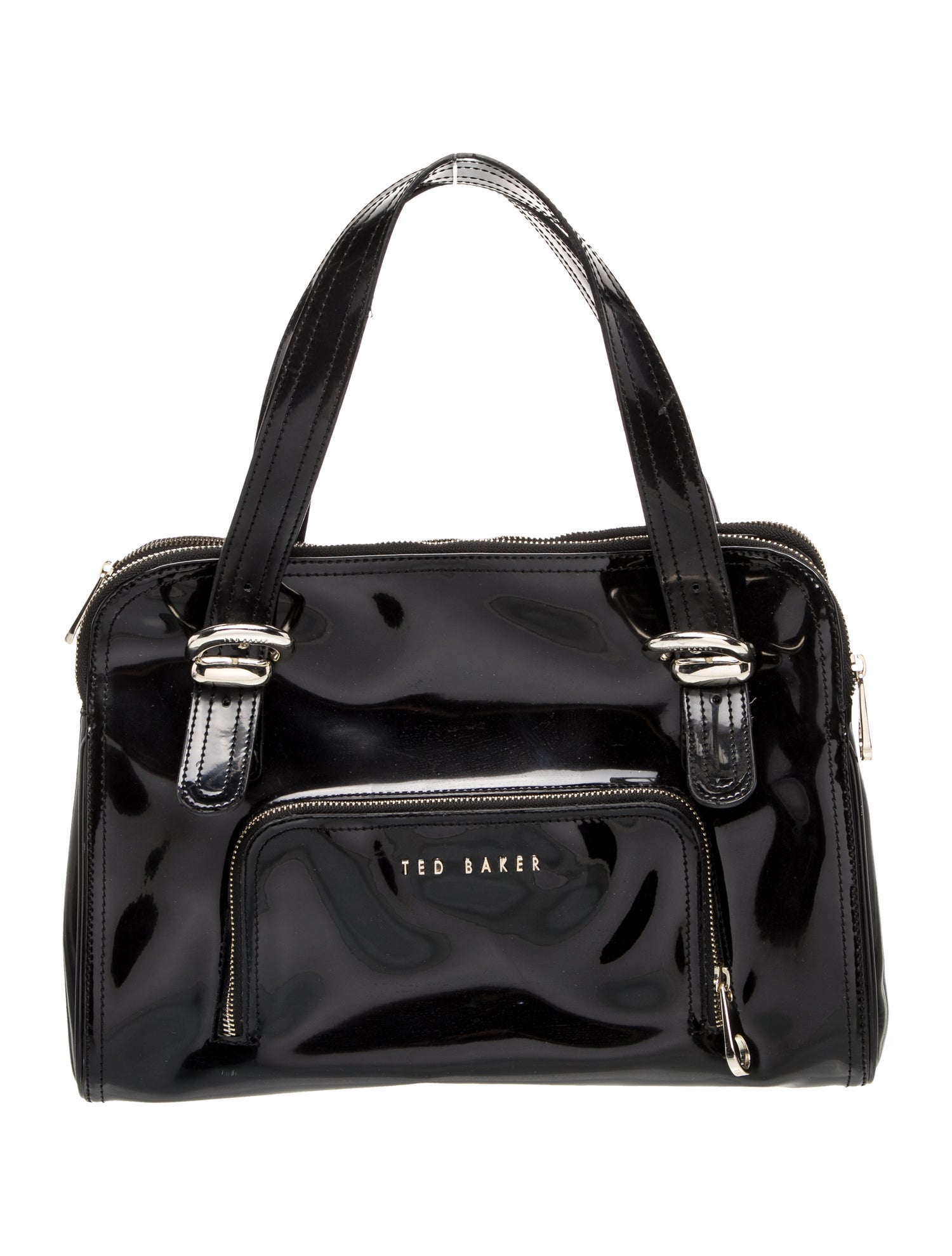 Ted Baker Patent Leather Weekender Bag