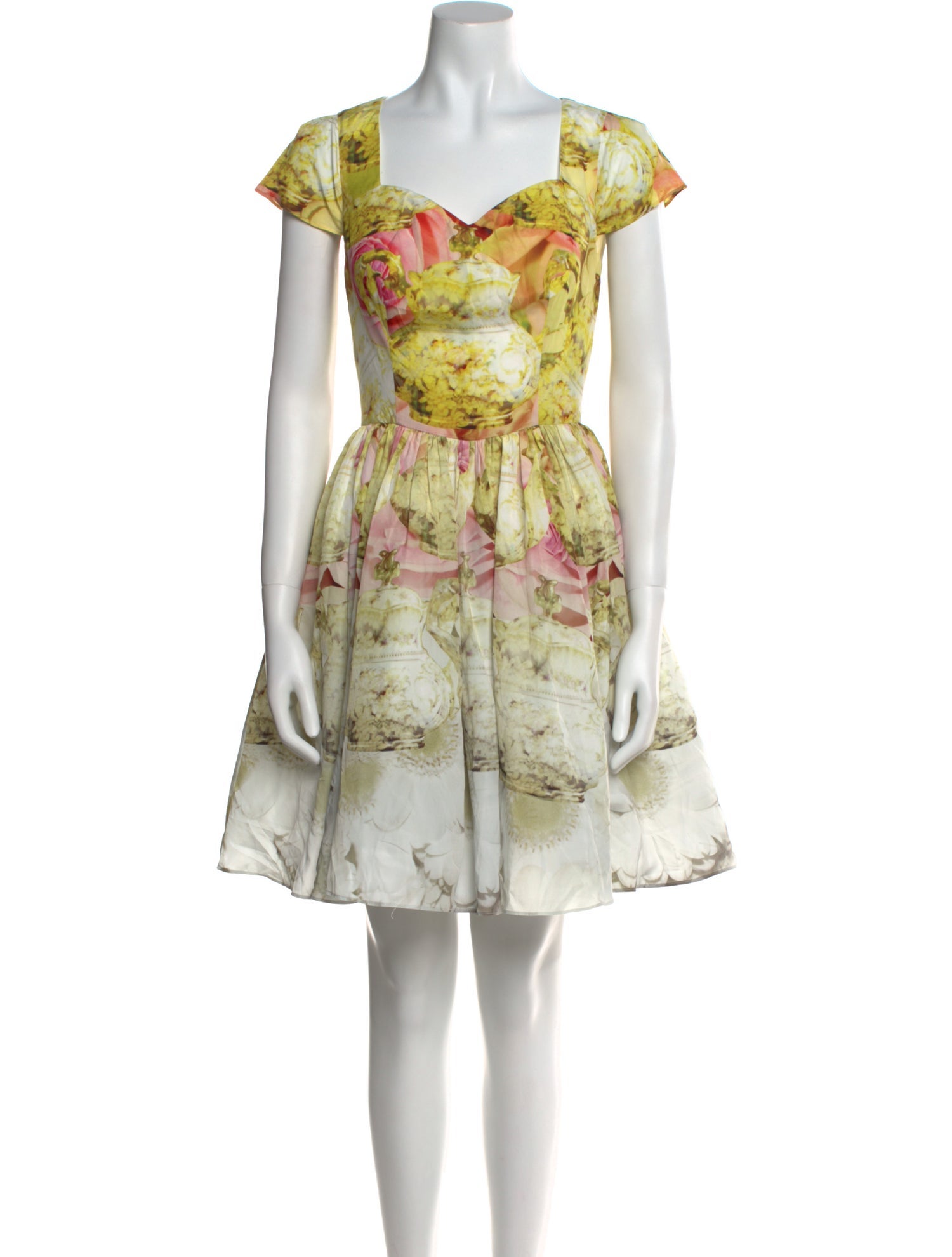 Ted Baker Floral Print Mini Dress w/ Tags