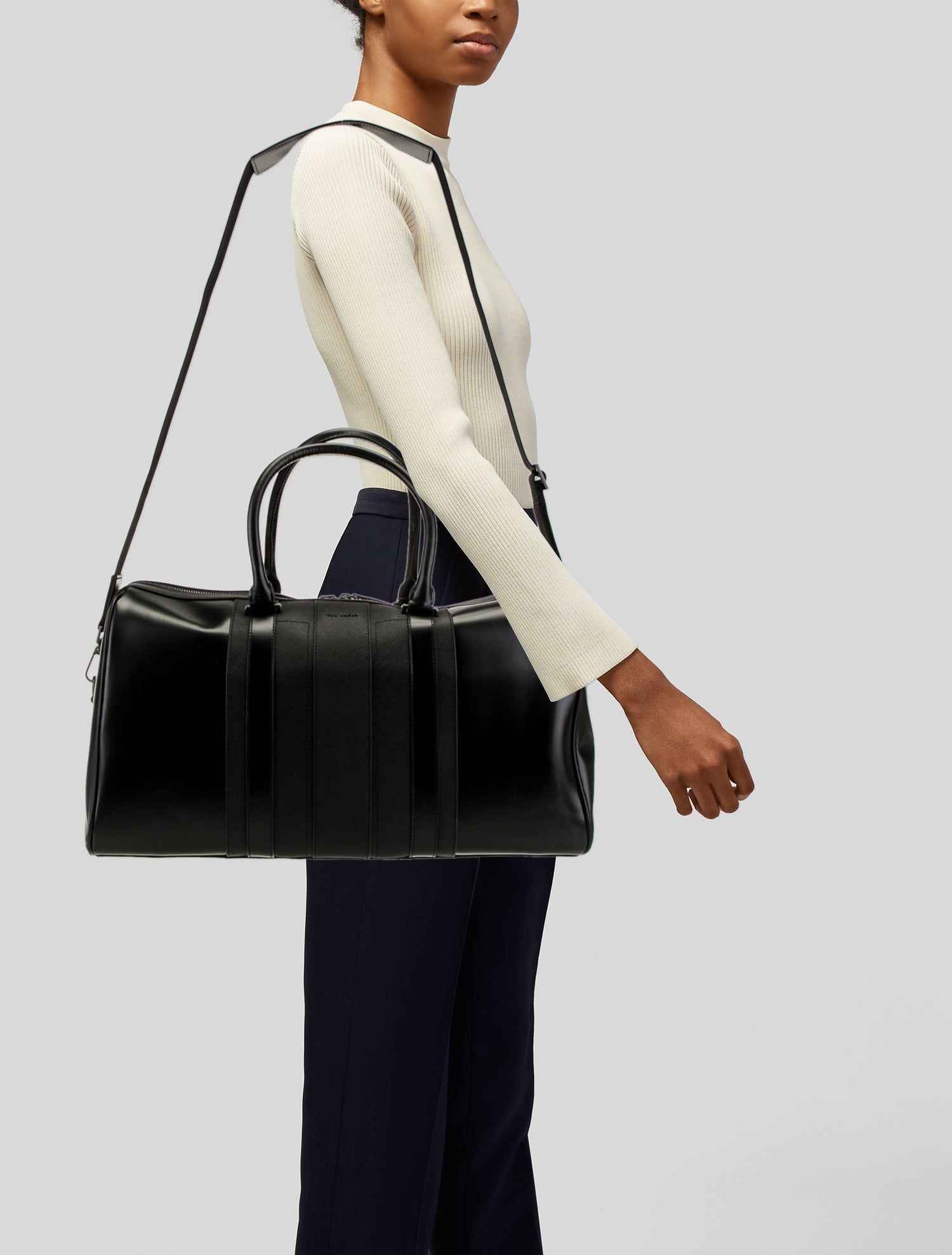 Ted Baker Leather Weekender Bag