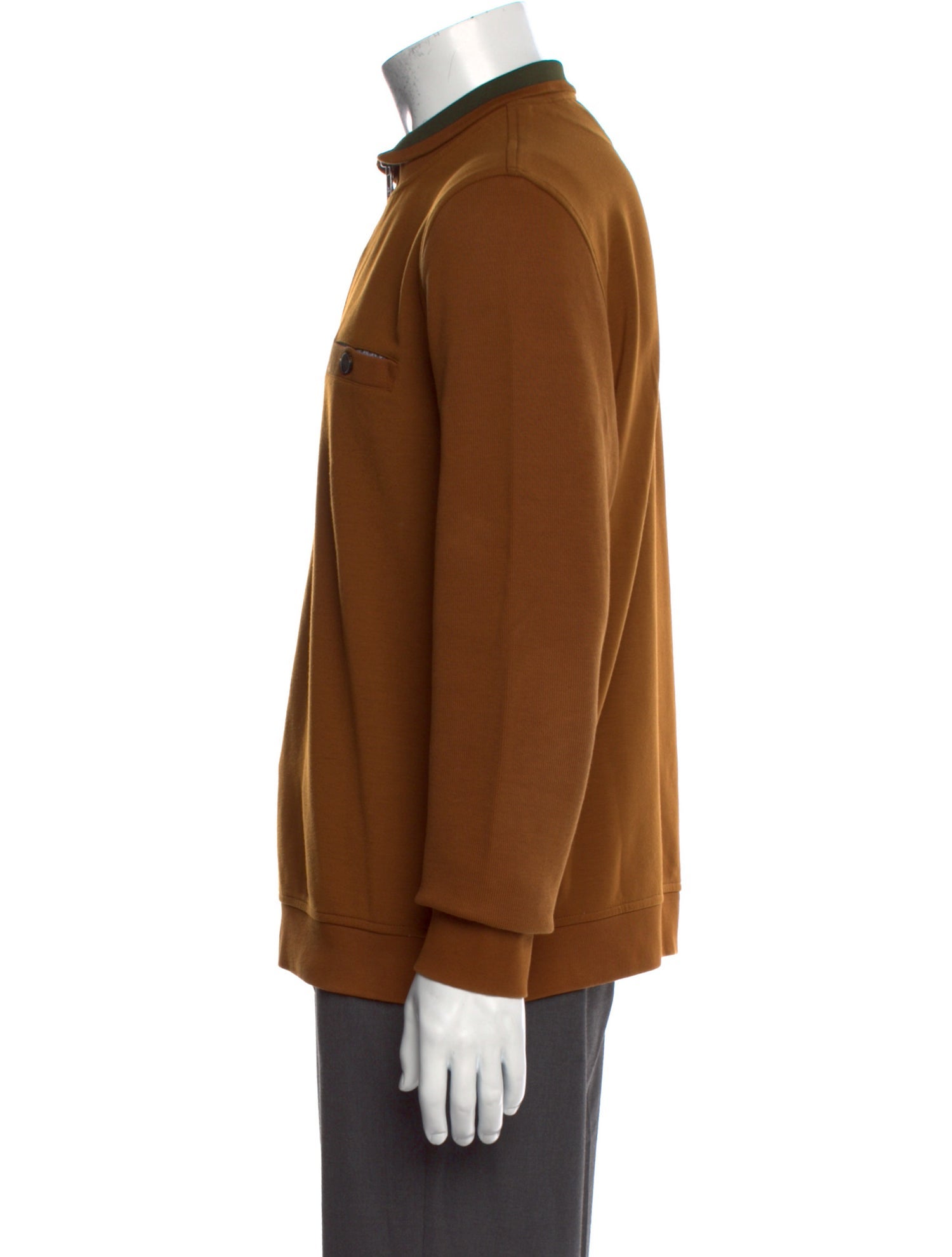 Ted Baker Mock Neck Long Sleeve Polo Sweater