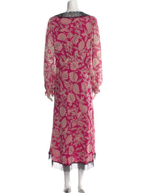 Ted Baker Floral Print Long Dress