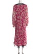 Ted Baker Floral Print Long Dress
