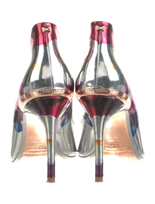 Ted Baker Patent Leather Printed Slingback Pumps