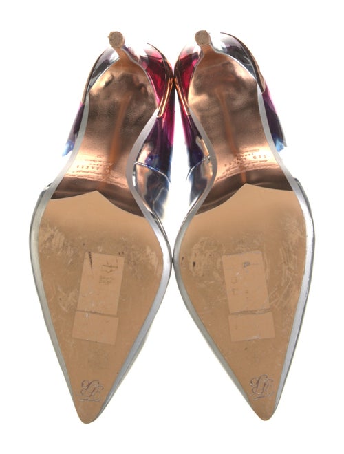 Ted Baker Patent Leather Printed Slingback Pumps