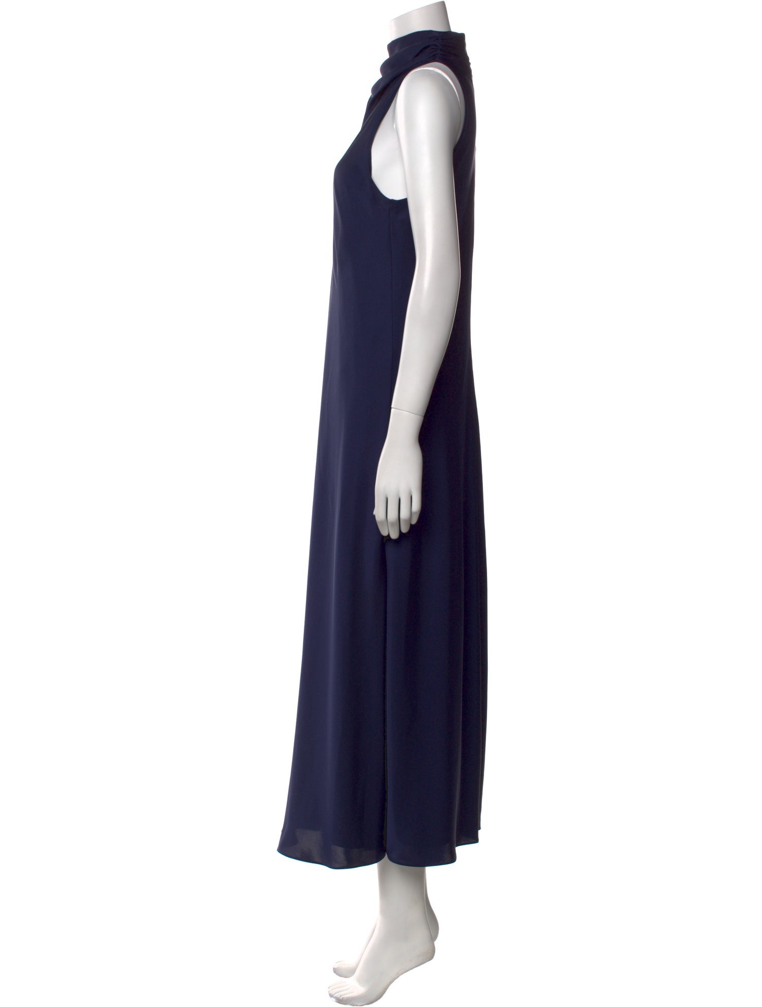 Rick Owens Drkshdw Mock Neck Long Dress - Black Dresses