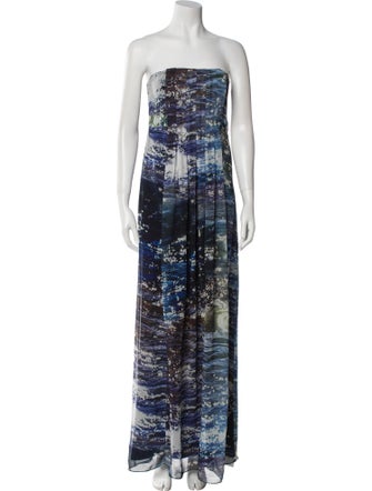 Ted Baker Printed Long Dress