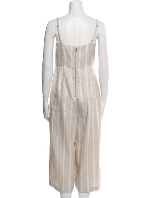 Ted Baker Striped Square Neckline Jumpsuit