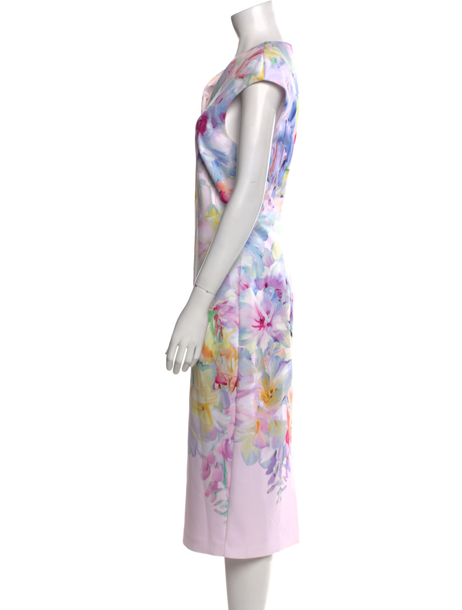 Ted Baker Printed Midi Length Dress