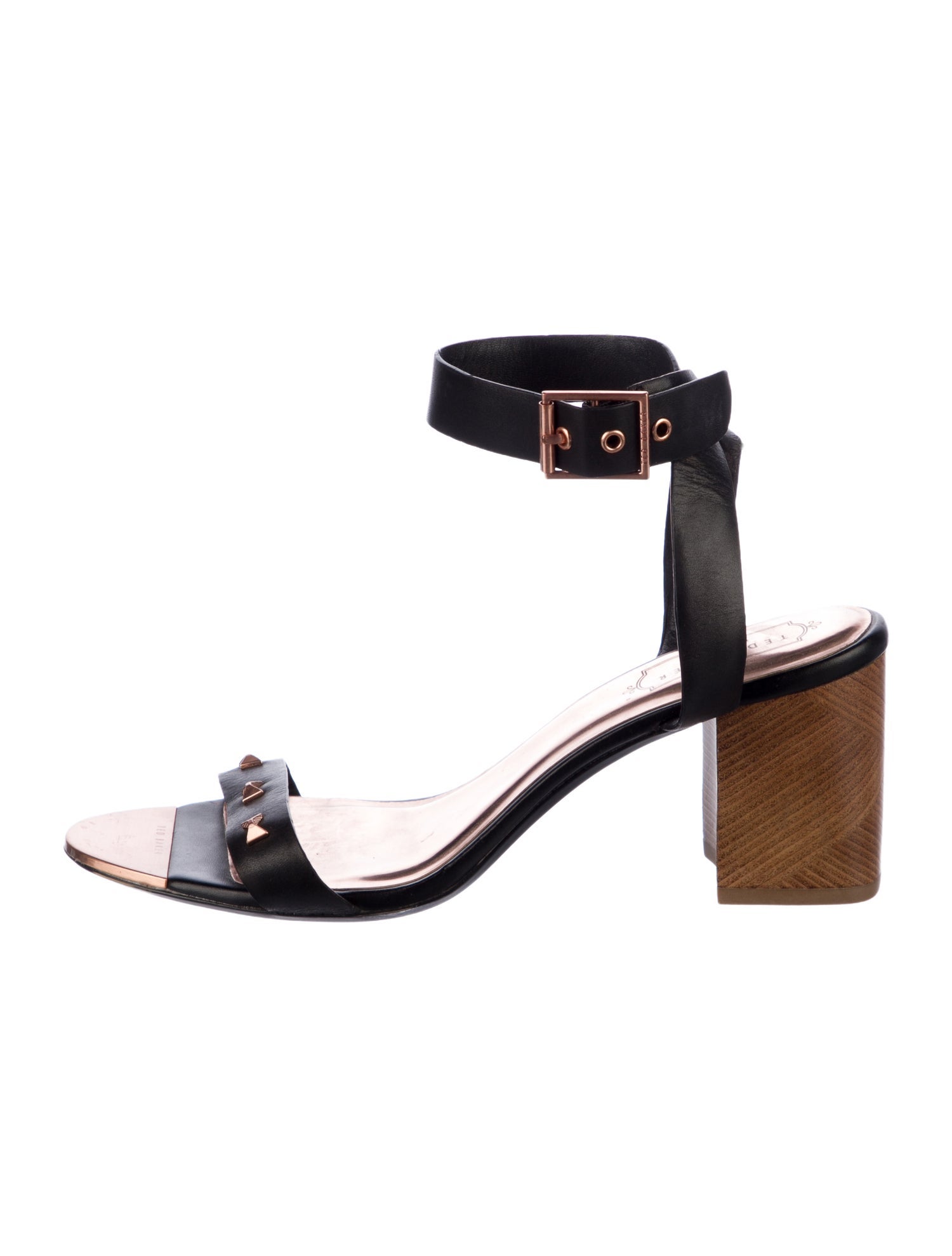 Ted Baker Leather Studded Accents Sandals