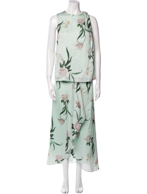 Ted Baker Floral Print Skirt Set