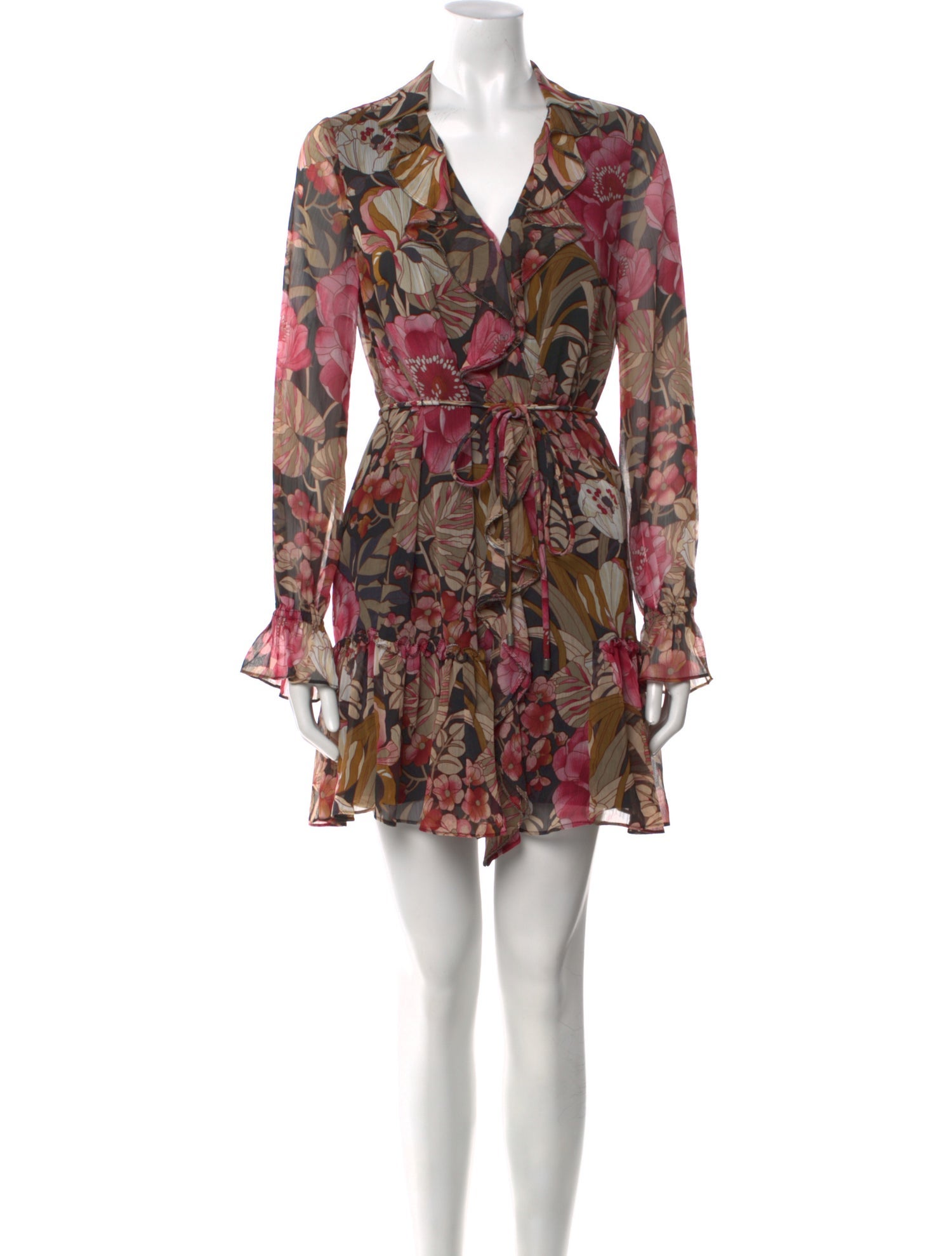 Ted Baker Floral Print Mini Dress w/ Tags