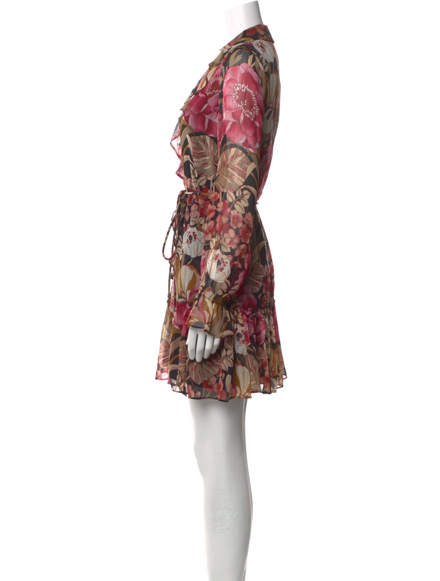 Ted Baker Floral Print Mini Dress w/ Tags
