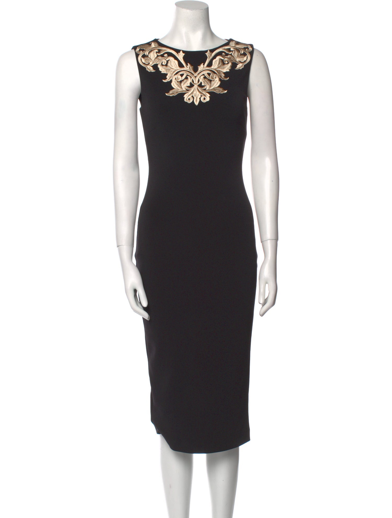 Ted Baker Bateau Neckline Midi Length Dress