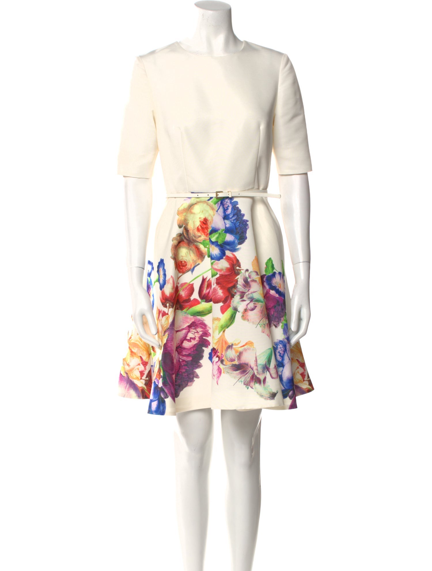 Ted Baker Floral Print Mini Dress