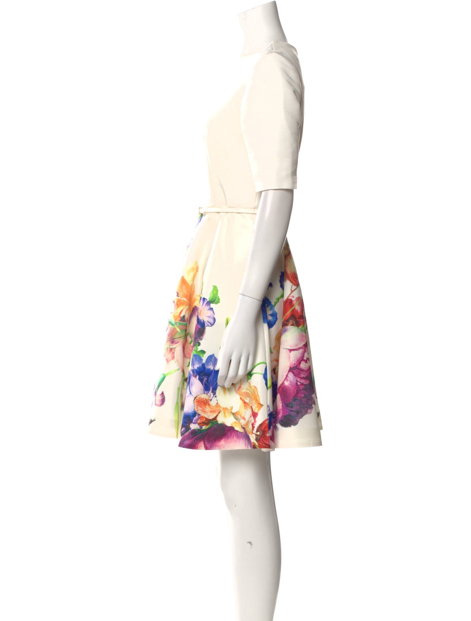 Ted Baker Floral Print Mini Dress