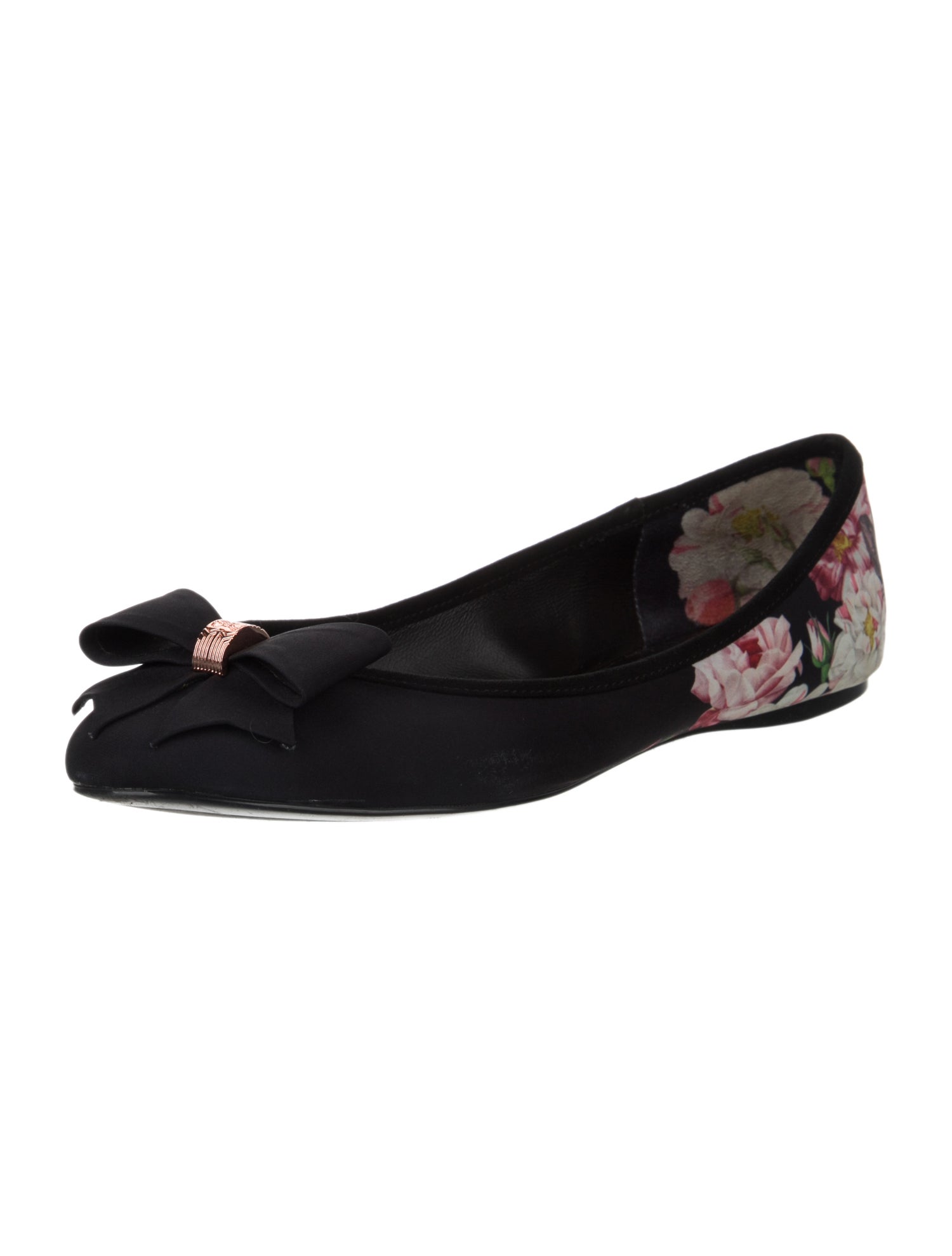 Ted Baker Floral Print Ballet Flats