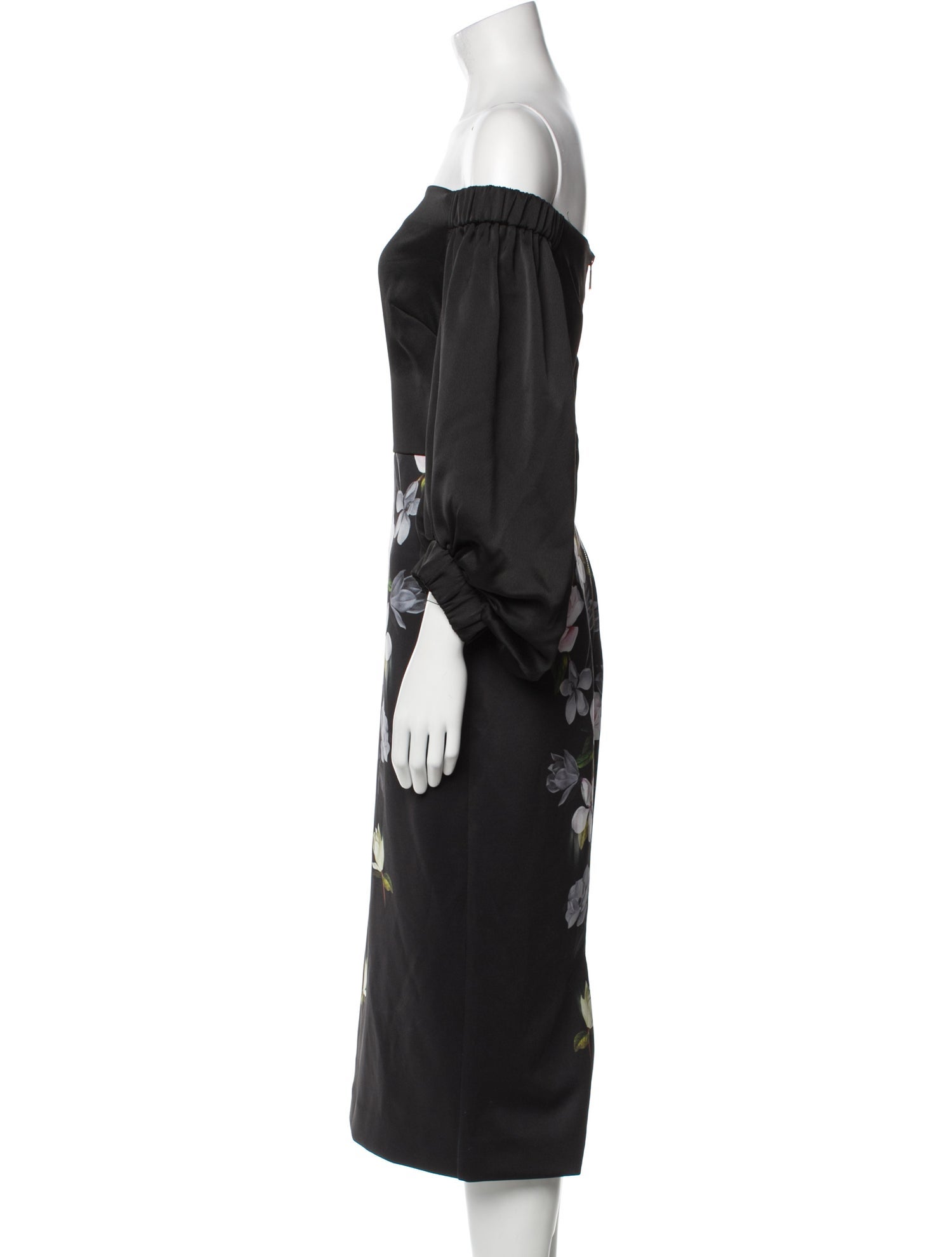 Ted Baker Floral Print Knee-Length Dress