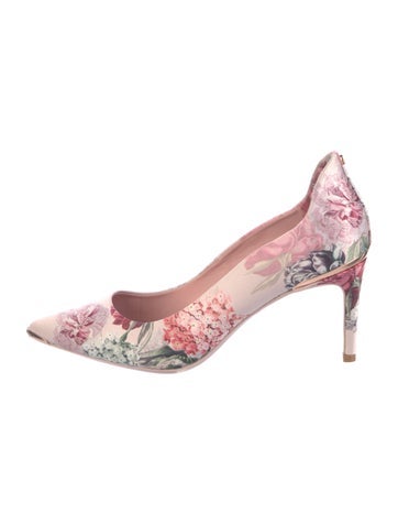 Ted Baker Pumps Floral Print Slingback IT 38 | 8