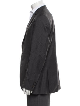 Ted Baker Wool Plaid Print Blazer