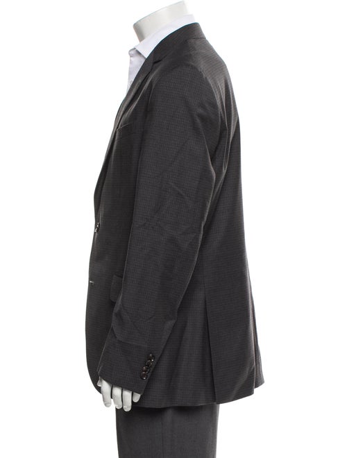 Ted Baker Wool Plaid Print Blazer