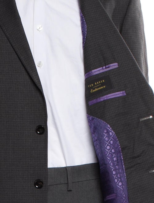 Ted Baker Wool Plaid Print Blazer