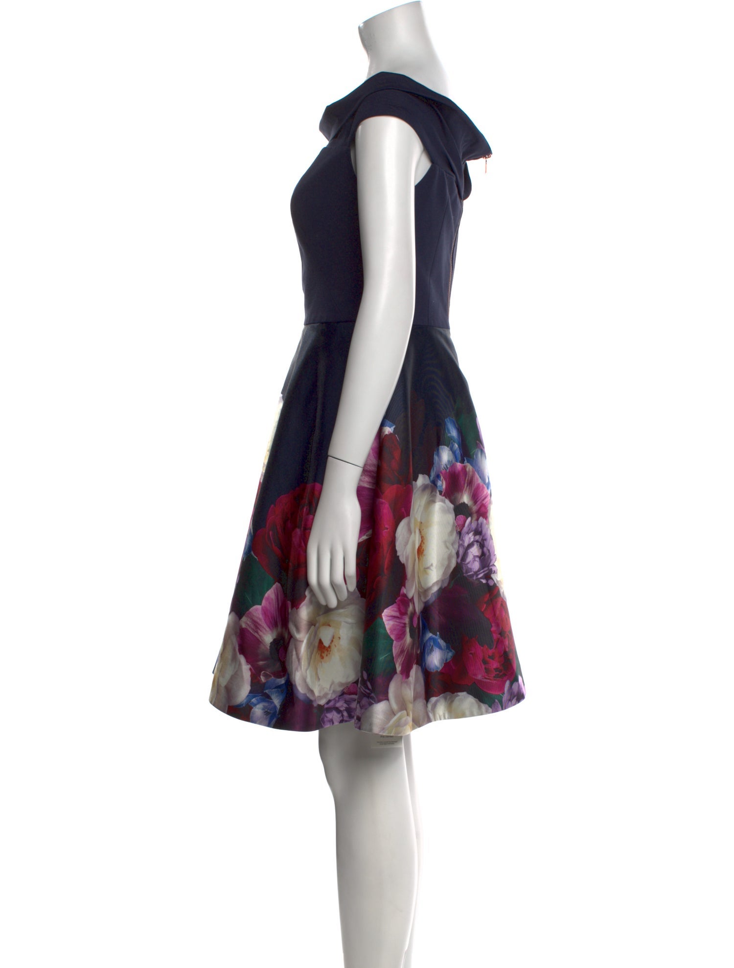 Ted Baker Floral Print Mini Dress