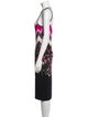 Ted Baker Floral Print Midi Length Dress