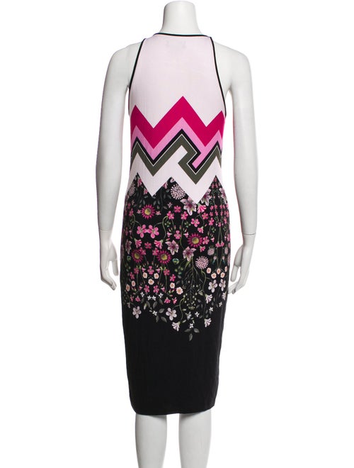 Ted Baker Floral Print Midi Length Dress
