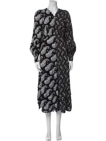 Ted Baker Dresses Floral Print Midi Length Dress XS