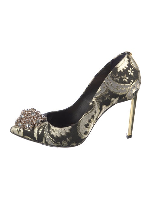 Ted Baker Printed Crystal Embellishments Pumps