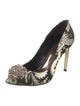 Ted Baker Printed Crystal Embellishments Pumps