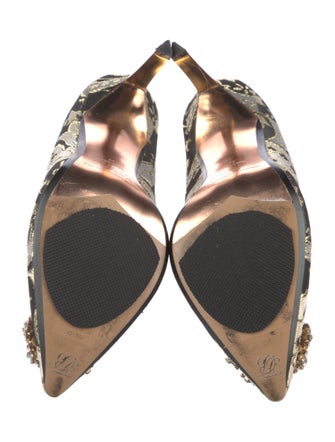 Ted Baker Printed Crystal Embellishments Pumps
