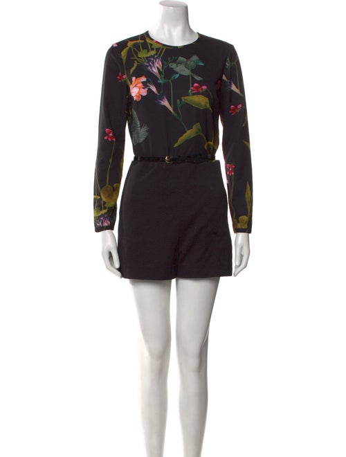 Ted Baker Floral Print Crew Neck Romper
