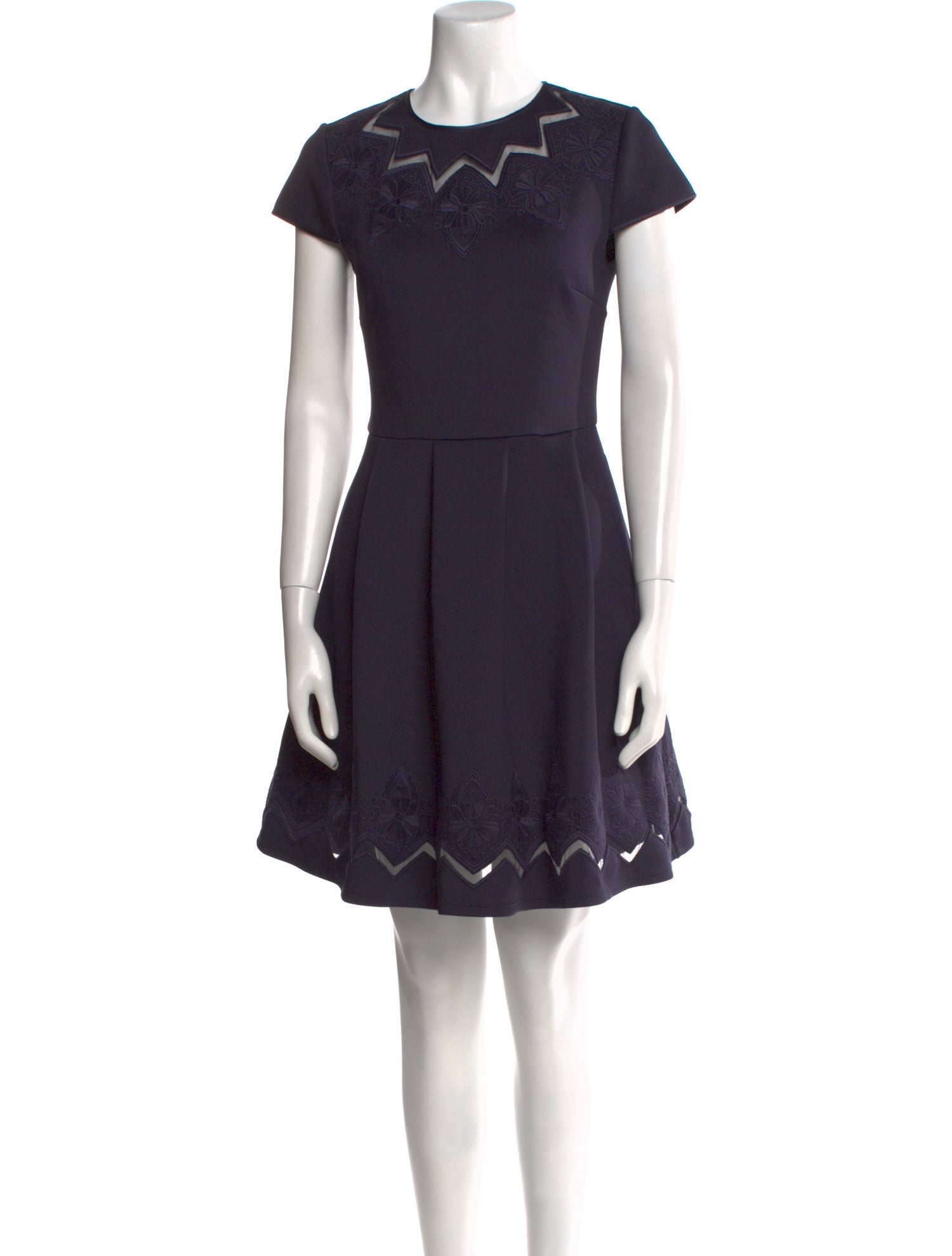 Ted Baker Crew Neck Mini Dress