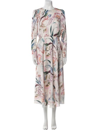 Ted Baker Floral Print Long Dress