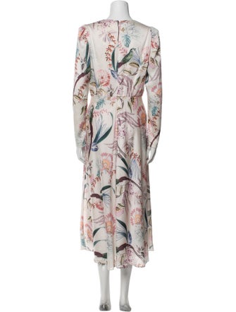 Ted Baker Floral Print Long Dress
