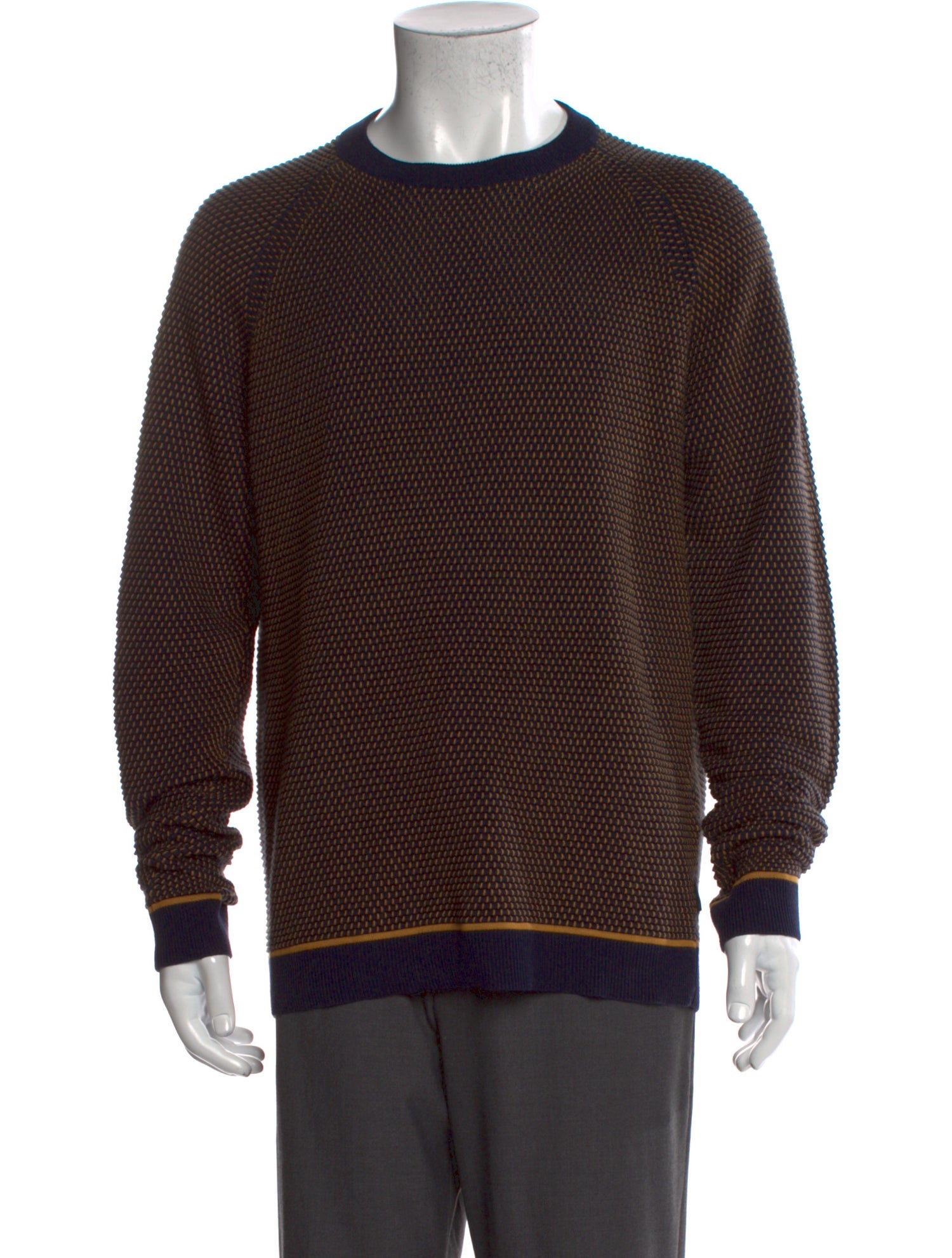 Ted Baker Patterned Crew Neck Pullover