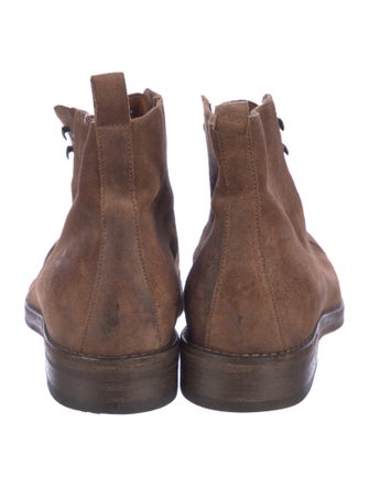 Sartore Suede Lace-Up Boots