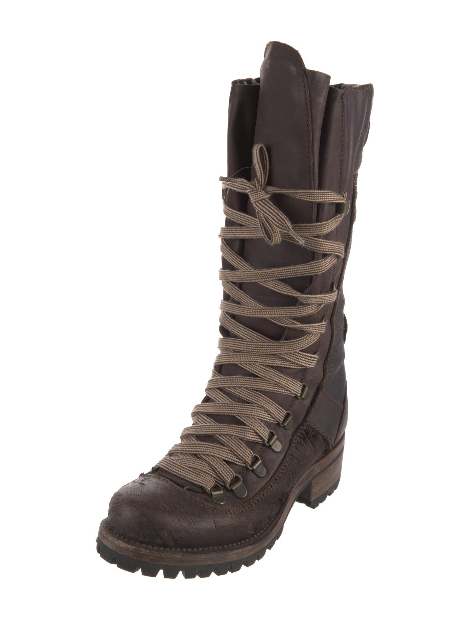 Sartore Leather Combat Boots