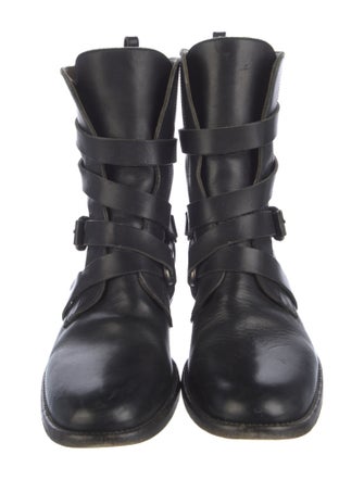 Sartore Leather Combat Boots