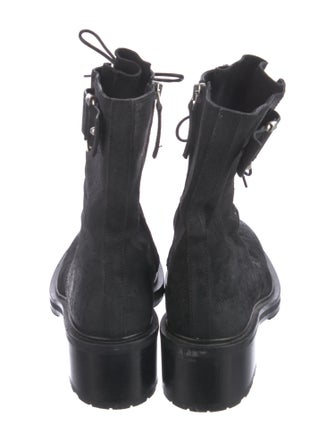 Sartore Suede Combat Boots