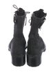 Sartore Suede Combat Boots