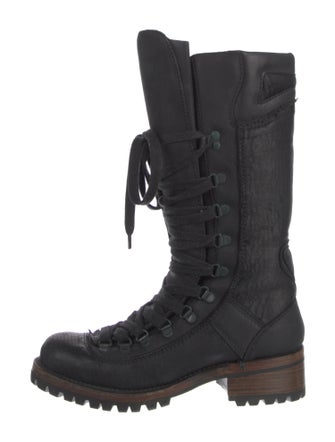Sartore Leather Combat Boots