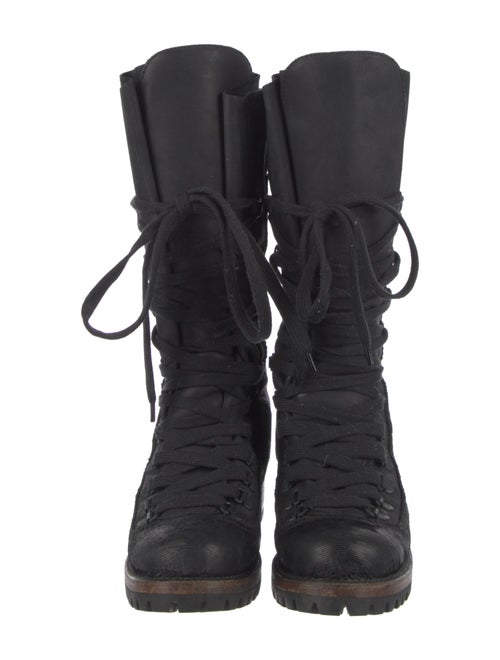 Sartore Leather Combat Boots