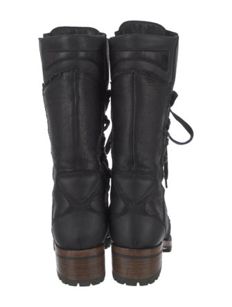 Sartore Leather Combat Boots