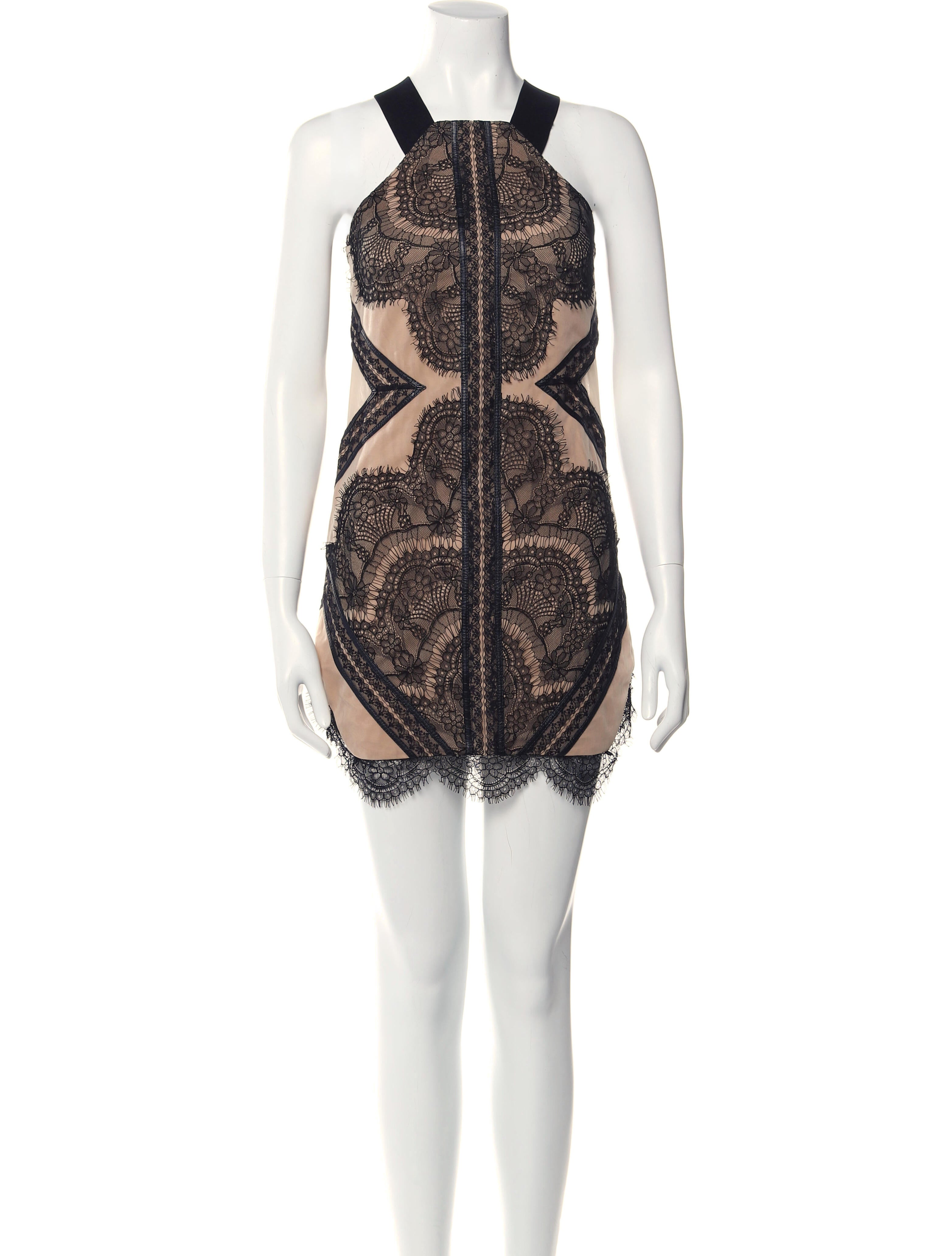 missguided lace midi dress Beautiful Chaos Eyelet Lace Tube Dress Black / S main image 0