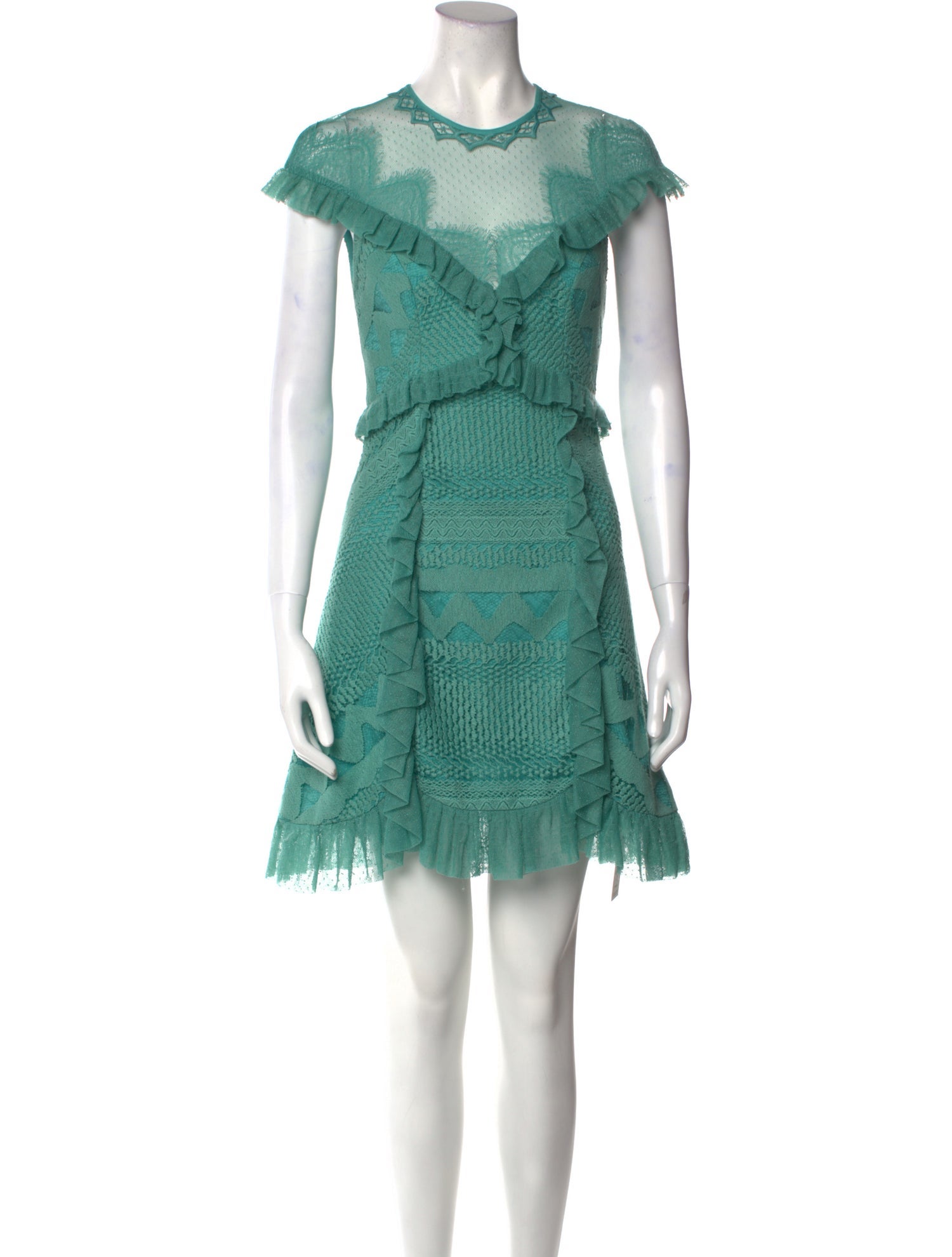 Three Floor Crew Neck Mini Dress w/ Tags