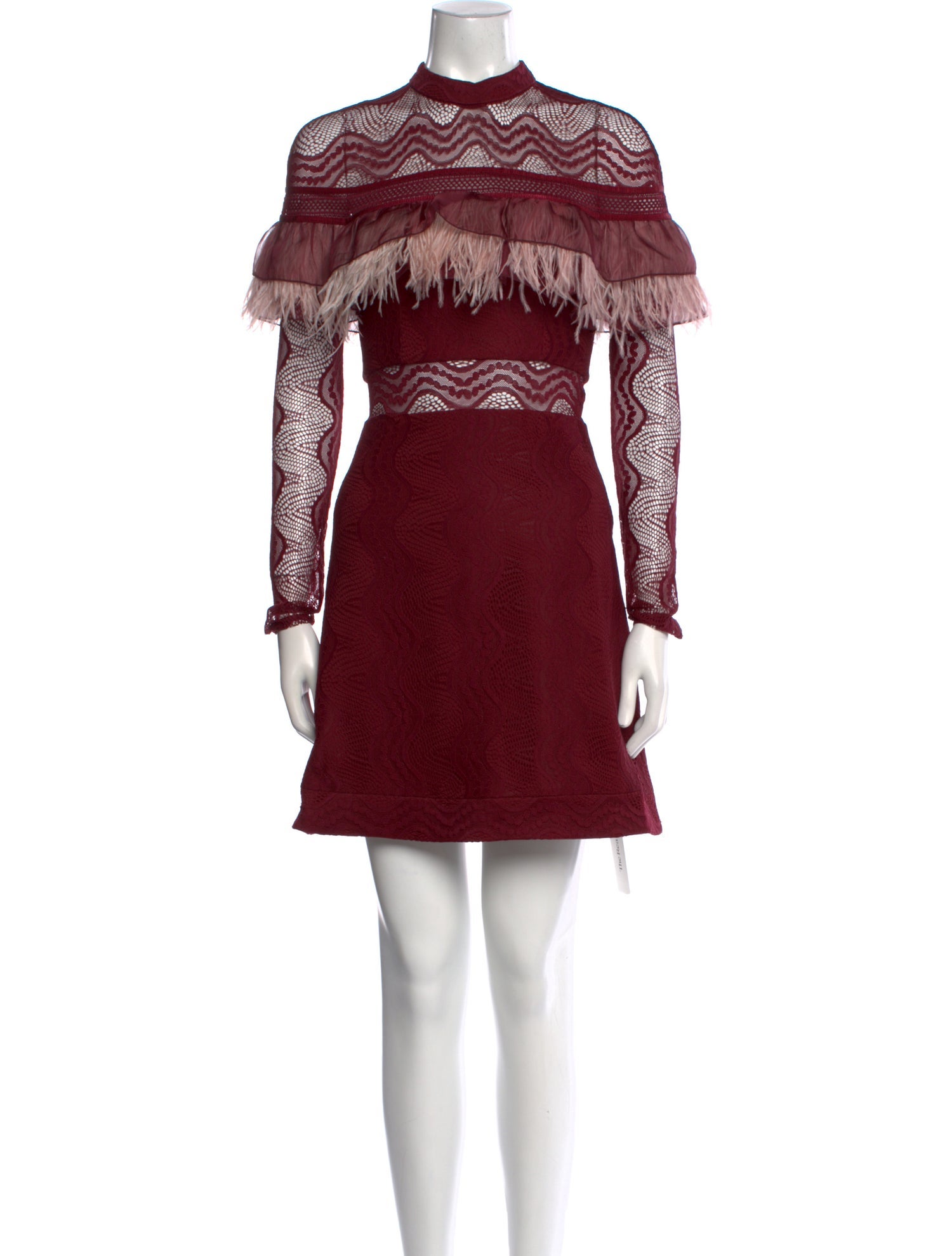 Three Floor Lace Mini Dress