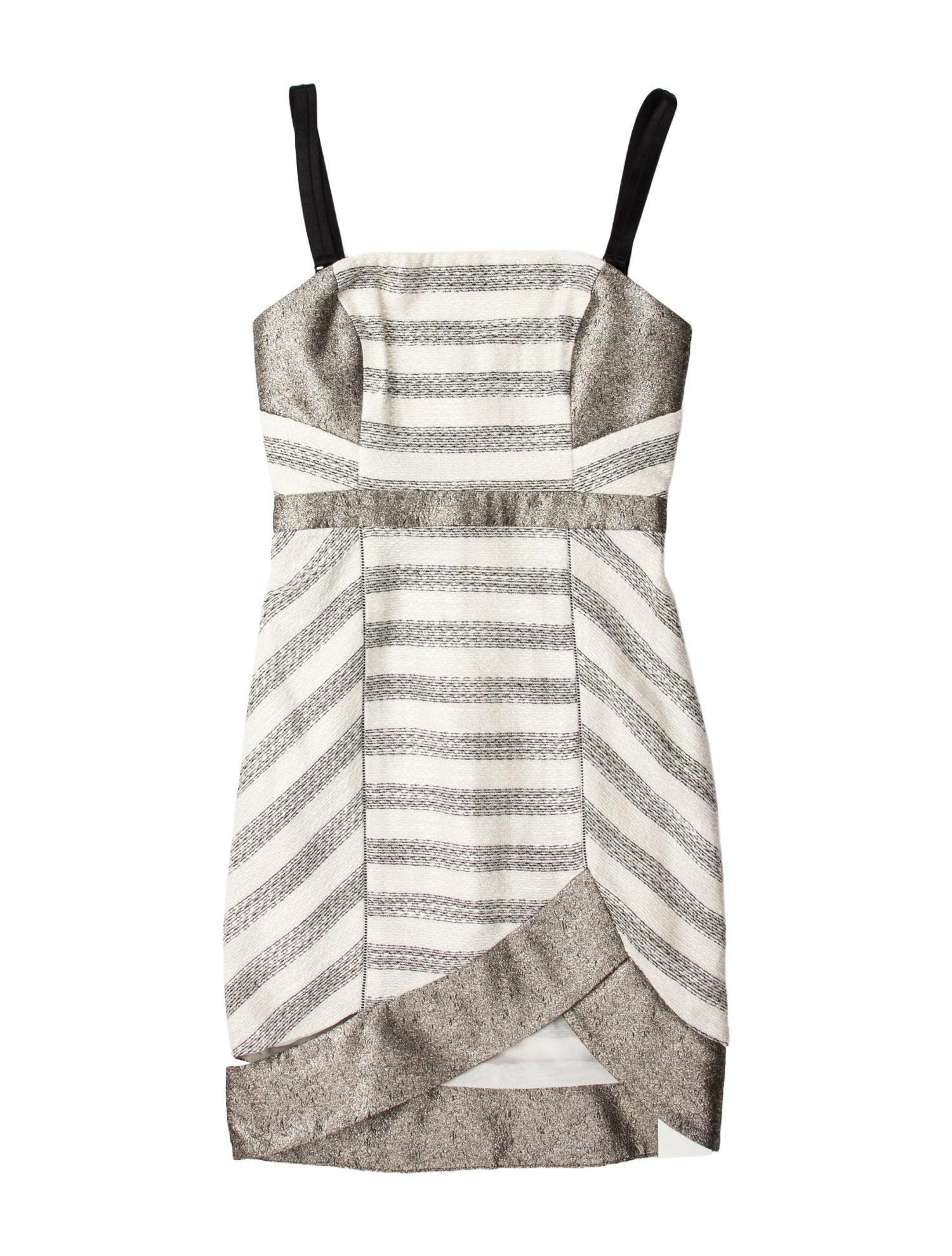 Three Floor Striped Mini Dress