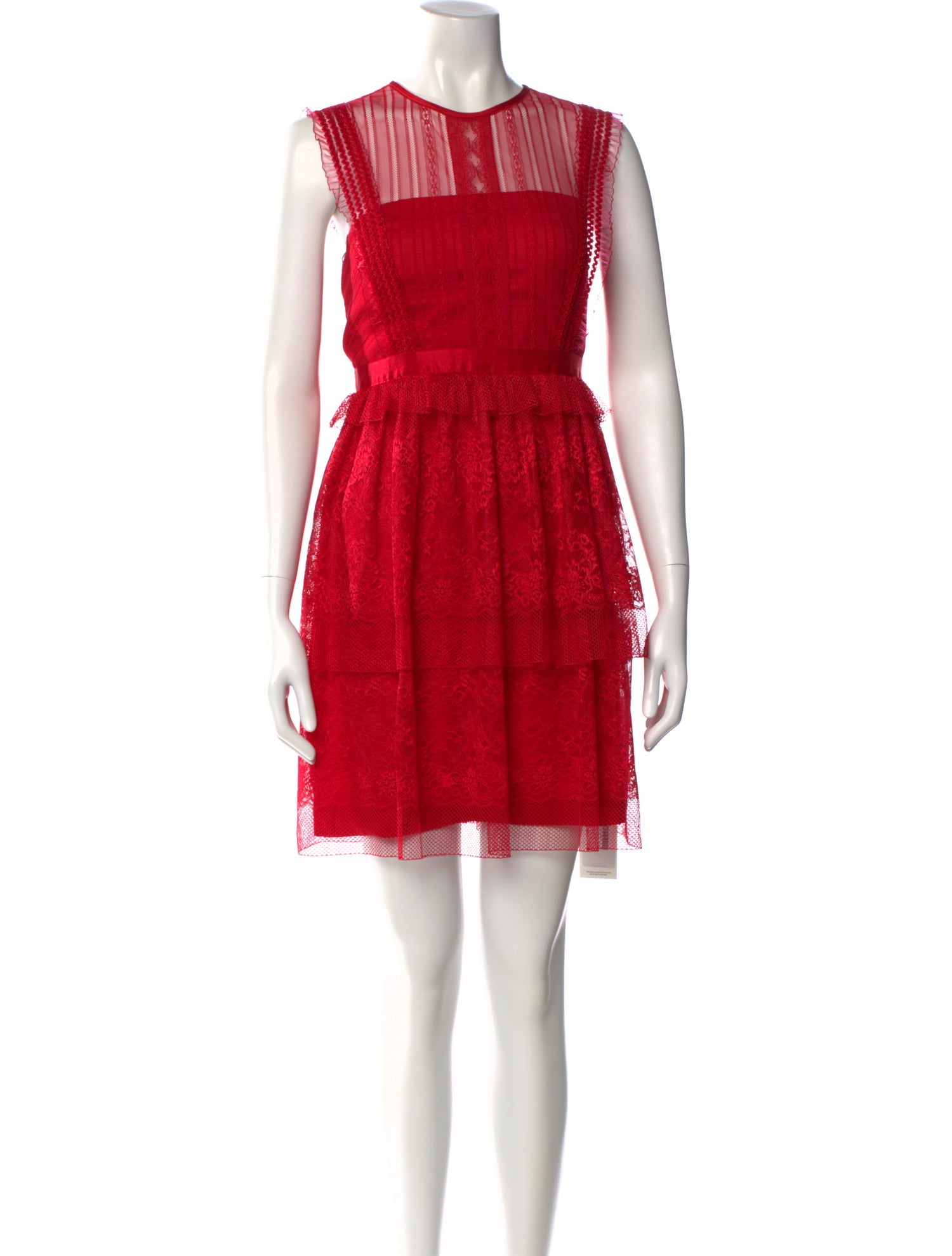 Three Floor Lace Mini Dress